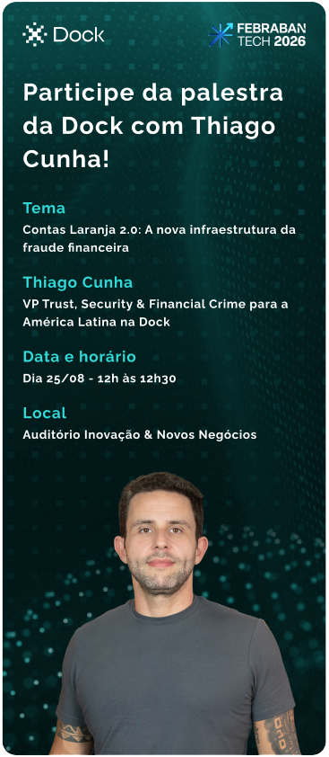 Participe da palestra da Dock com Thiago Cunha!