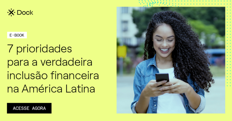 Banner de divulgação do E-book 7 prioridades para a inclusão financeira na América Latina